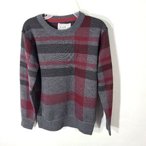 NWT Faze‎ 1 Boy Childs Kids Sweater Size 6 Gray Red Black Top Dressy